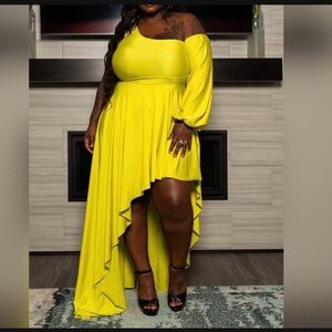 Yellow Dress 3X
